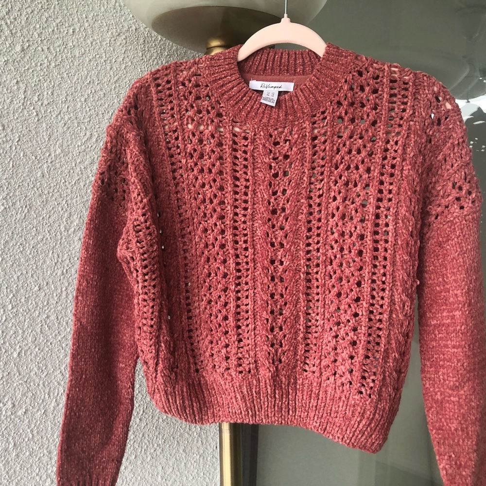 Girls long sleeves knit sweater